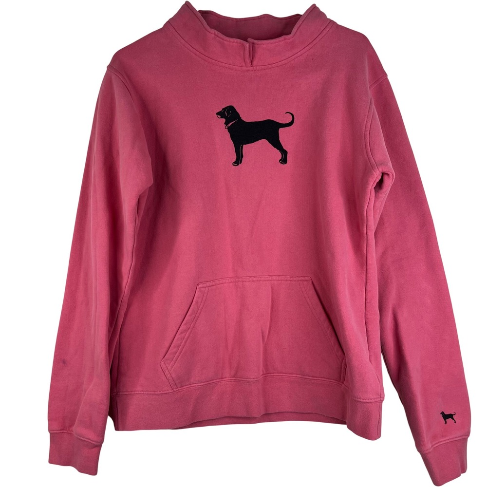 The Black Dog Sweatshirt Womens XL Pink Legacy Collection Mock Neck Pullover